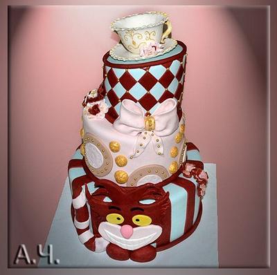 Алиса в стране чудес - Cake by Anna