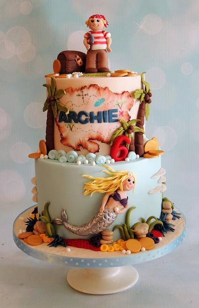 Pirate & Mermaid - Cake by Shereen