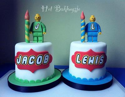 LEGO twins - Cake by My Cake Day