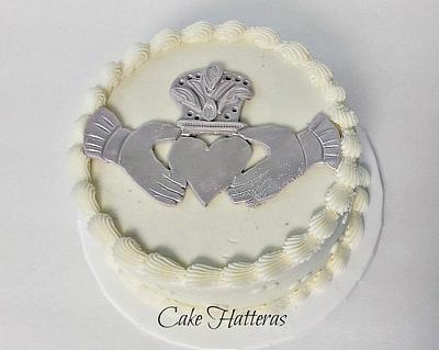 Claddagh Wedding Cake  - Cake by Donna Tokazowski- Cake Hatteras, Martinsburg WV