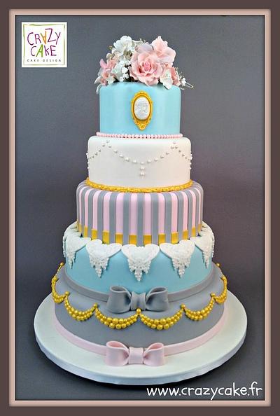 Blue barocco - Cake by Crazy Cake