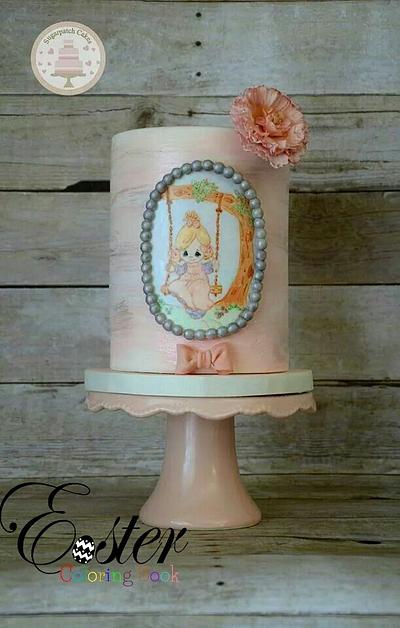 Easter Coloring Book Collaboration - Cake by Sugarpatch Cakes