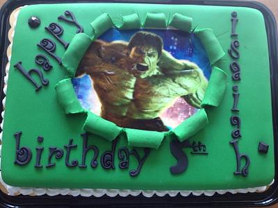 HULK - Cake by Aujané's Cake Supplies