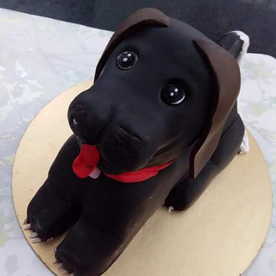 Puppy Cake - Cake by Amys bayked bouquett