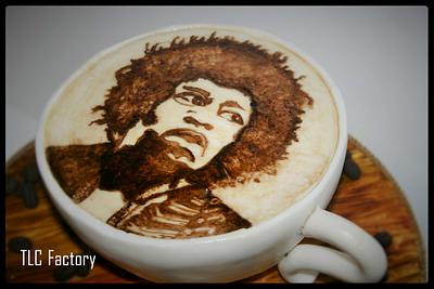 Jimmi Hendrix is in my Coffee! - Cake by Katrina Denness