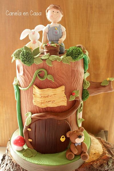 Tree Cake - Cake by canelaencasamadrid