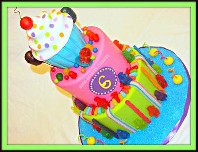 Candy Themed Birthday - Cake by Ann-Marie Youngblood