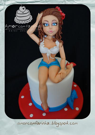 Sexy Girl - Cake by AmorcomFarinha