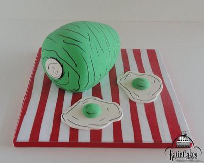 Green Eggs and Ham Smash Cake - Cake by Katie Cortes
