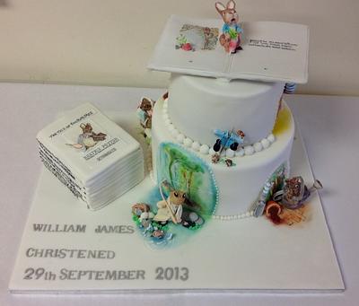 Christening cake for a little chap - Cake by Alicia's CB