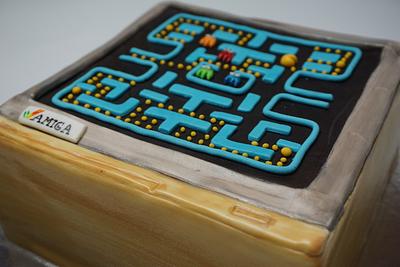 Pacman & Amiga - Cake by Dragana