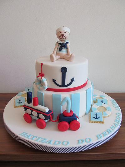 Bernardo´s First Birthday cake - Cake by Lara Correia
