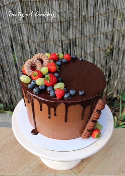 Birthday drip cake - Cake by Cakes by Evička