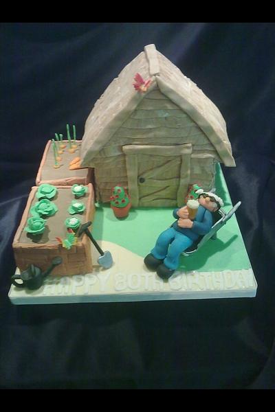 Granddad's garden shed - Cake by Altie