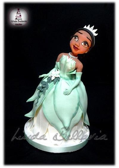 Princess Tiana - Cake by Linda Bellavia Cake Art