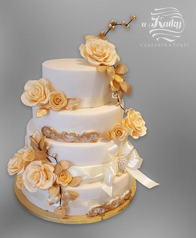 A ďalšia svadobná torta - Cake by Katka