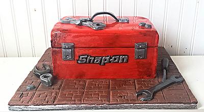 snap on tool box cake - Cake by christina