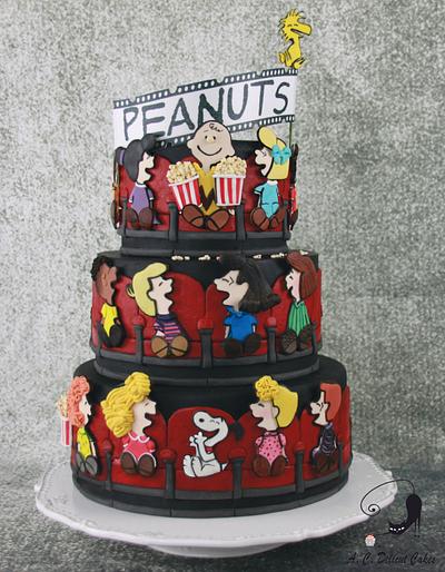 Charlie Brown goes to the Movies -  Cake Con Collaboration - Cake by Artym 