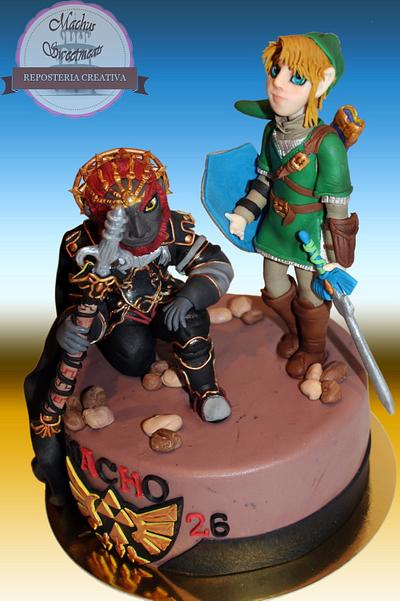 Cake fondant from The Legend of Zelda -Tarta fondant de The Legend of Zelda - Cake by Machus sweetmeats
