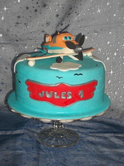 Dusty plane cake - Cake by Mandy