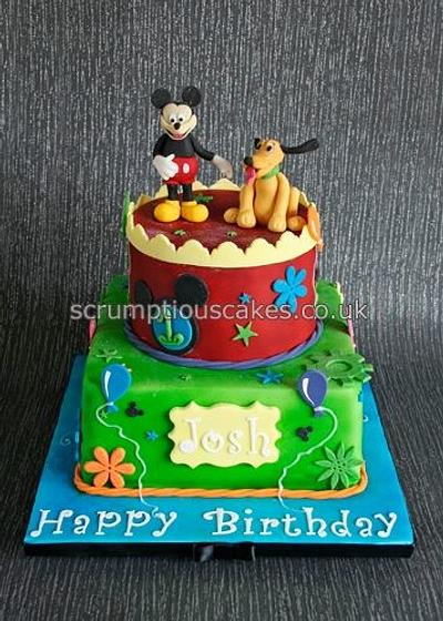 Mickey Mouse & Pluto - Cake by Scrumptious Cakes