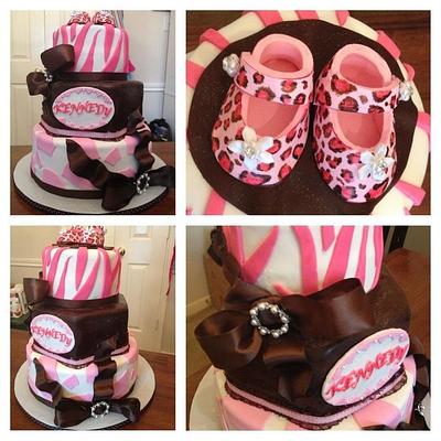 A sweet baby shower cake - Cake by Beverly Coleman 
