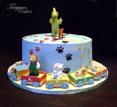 Birthday cake with train - Cake by Tatyana Cakes