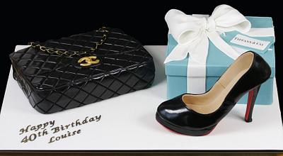 Louboutin, Chanel and Tiffany - Cake by kingfisher