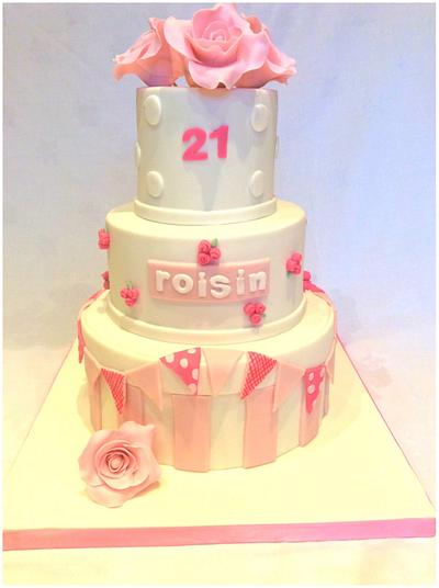 21st birthday cake  - Cake by Martina Kelly
