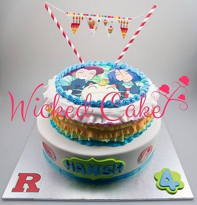 My grandsons Pokemon rainbow cake - Cake by Jelena