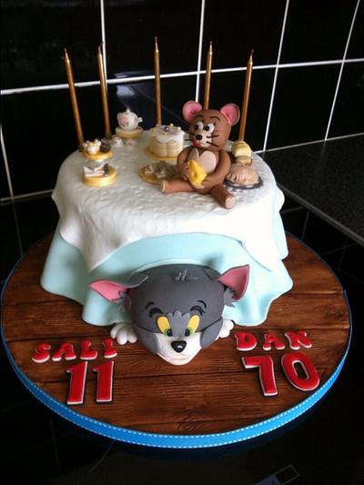 Tom and jerry birthday cake! - Cake by Berns cakes