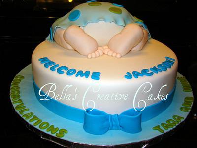 Baby Bum Cake - Cake by Bela