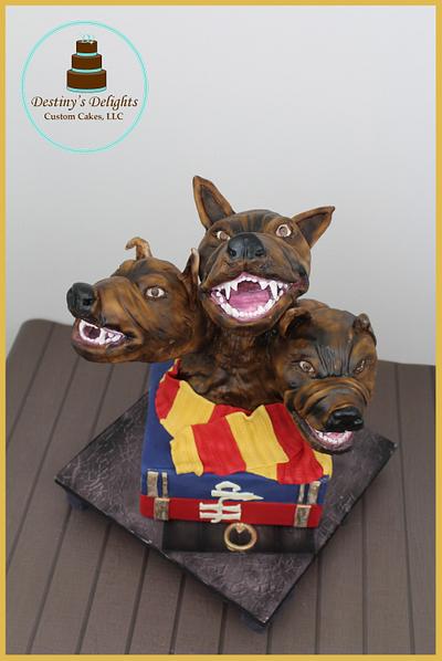 Hogwarts cake challenge - Fluffy - Cake by Anshalica Miles -Destiny's Delights Custom Cakes
