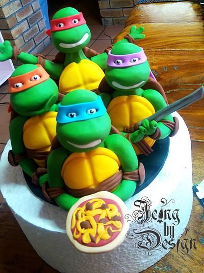 ninja turtles - Cake by Jennifer