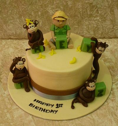 Monkeys cake - Cake by The House of Cakes Dubai
