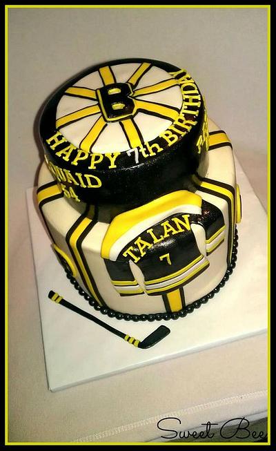 Boston Bruins - Cake by Tiffany Palmer
