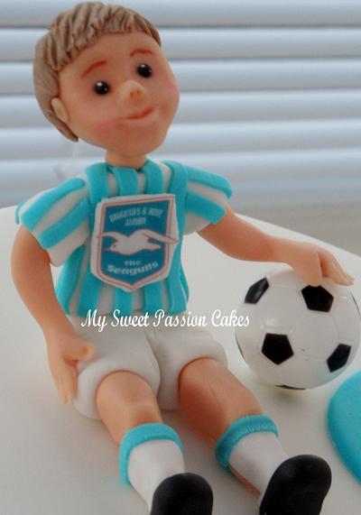 Boy who loves football  - Cake by Beata Khoo