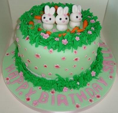 Bunnies - Cake by ClearlyCake
