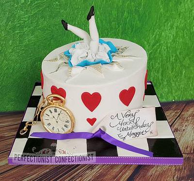 Maggie - Alice in Wonderland Birthday Cake - Cake by Niamh Geraghty, Perfectionist Confectionist