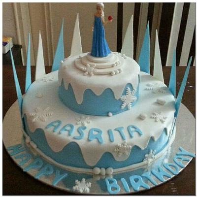 Frozen theme cake  - Cake by Varsha Bhargava