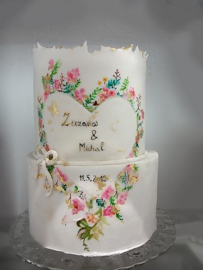 Wedding cake - Cake by Annbakes