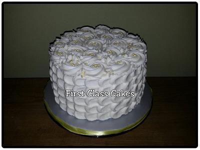 Anniversary petals cake - Cake by First Class Cakes