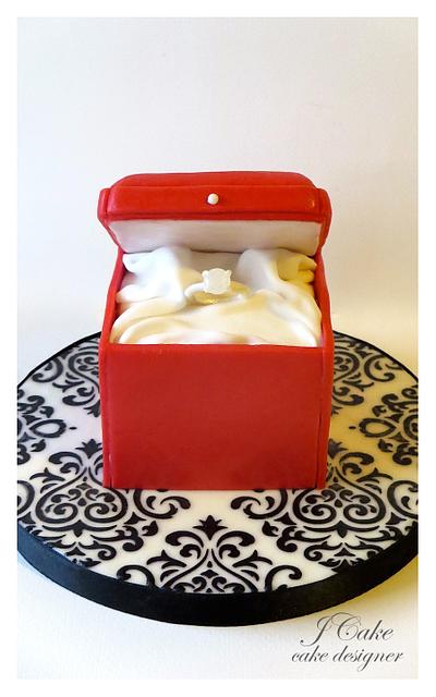 sweet proposal - Cake by JCake cake designer