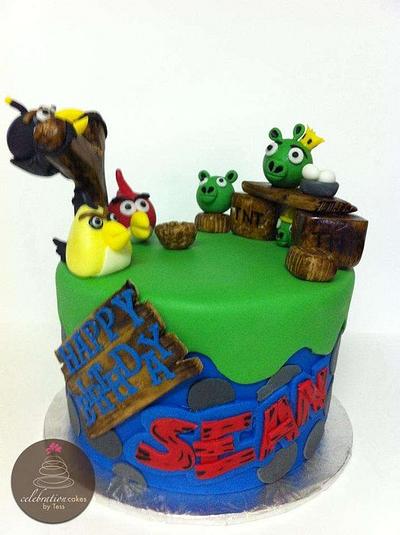 Angry Birds - Cake by Maria