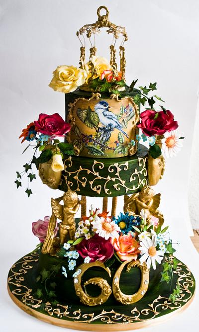 Hand painted baroque cake - Cake by daroof