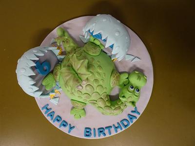 Baby dragon - Cake by Nanna Lyn Cakes