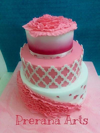 Pink Beauty - Cake by PreranaArts