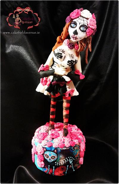 DIA DE MUERTOS Sugar Skull Bakers Collaboration 2014 - Cake by Agatha Rogowska ( Cakefield Avenue)