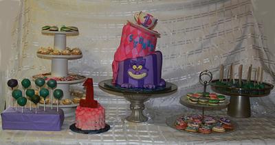 Alice in ONEderland Sweet Table - Cake by Dessert By Design (Krystle)