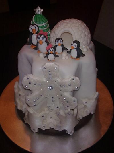 Penguin family - Cake by Le torte di Ci